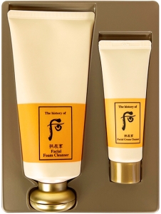 The History of Whoo~Очищающий премиальный набор: крем + пенка~Gongjinhyang Cleanser Special